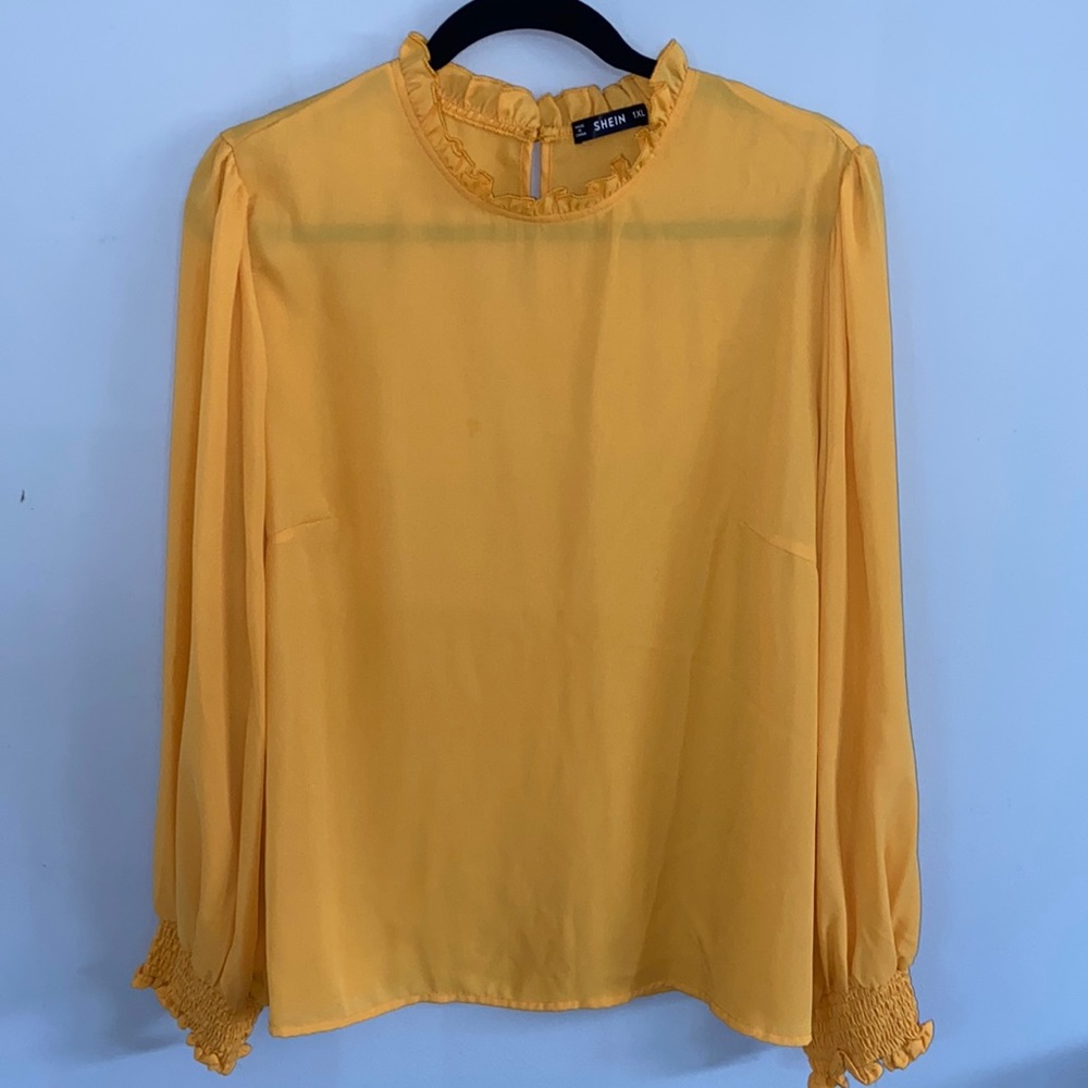 Plus - Long Sleeve Blouse - 1X / 14